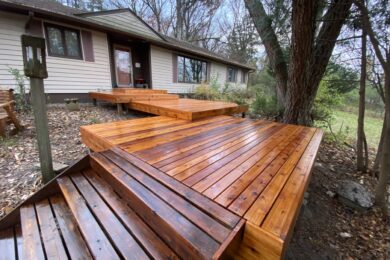 DECK STAINING